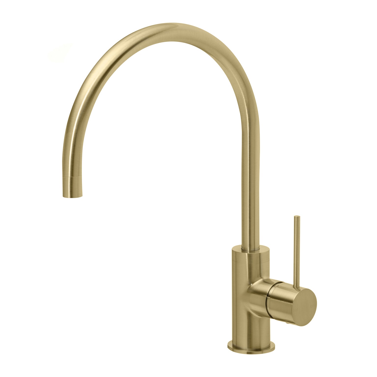 Phoenix Vivid Slimline Sink Mixer 220mm Gooseneck, Brushed Gold
