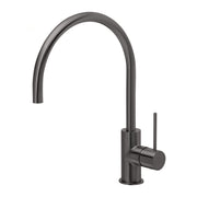 Phoenix Vivid Slimline Sink Mixer 220mm Gooseneck, Brushed Carbon