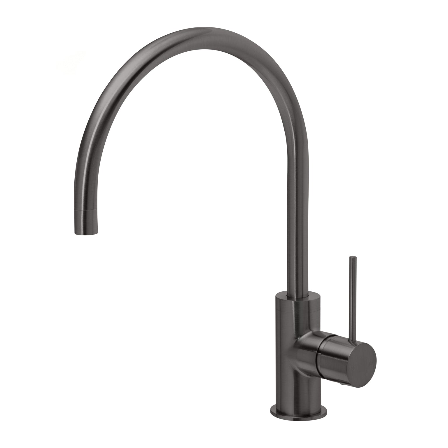 Phoenix Vivid Slimline Sink Mixer 220mm Gooseneck, Brushed Carbon