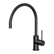 Phoenix Vivid Slimline Sink Mixer 220mm Gooseneck, Matte Black