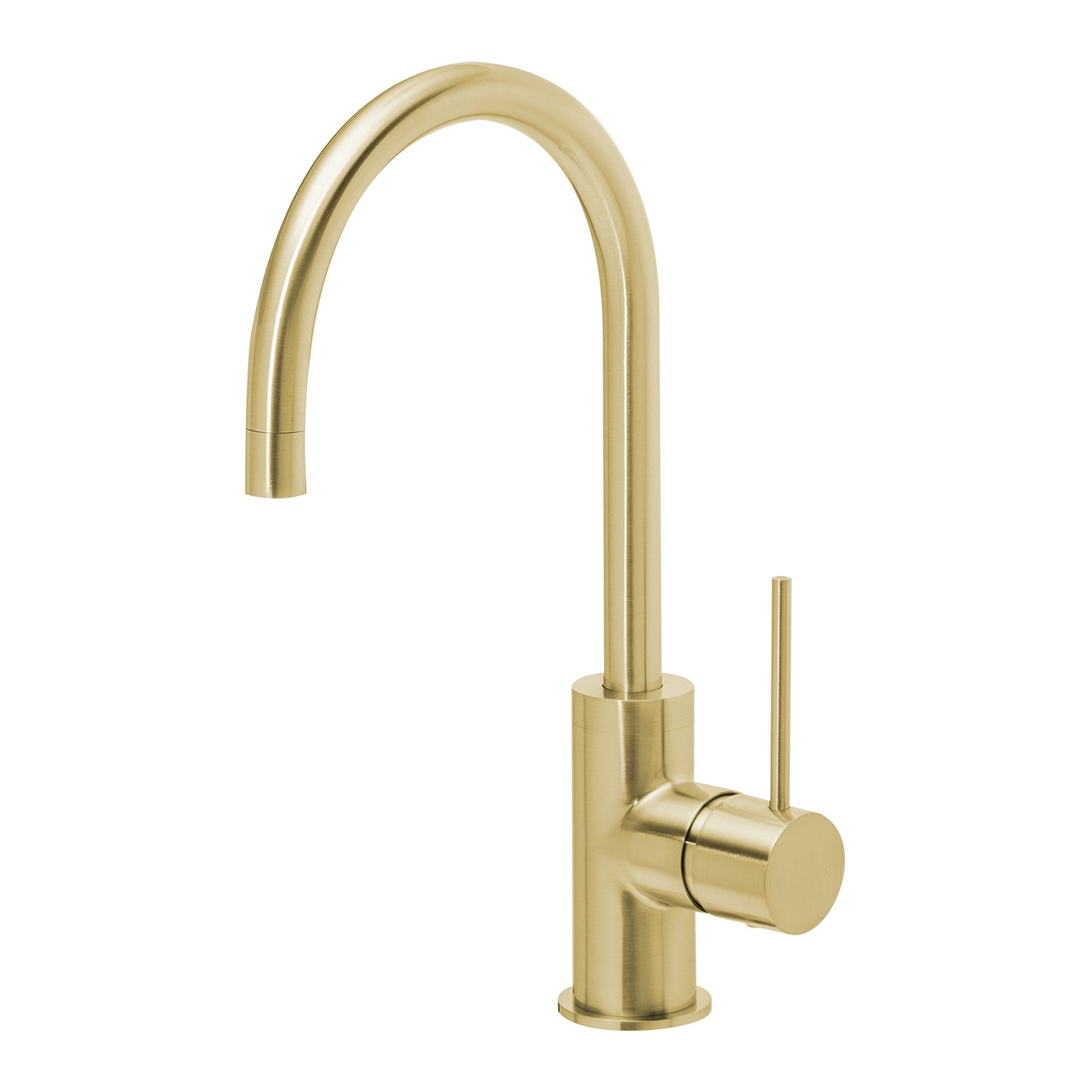 Phoenix Vivid Slimline Sink Mixer 160mm Gooseneck, Brushed Gold