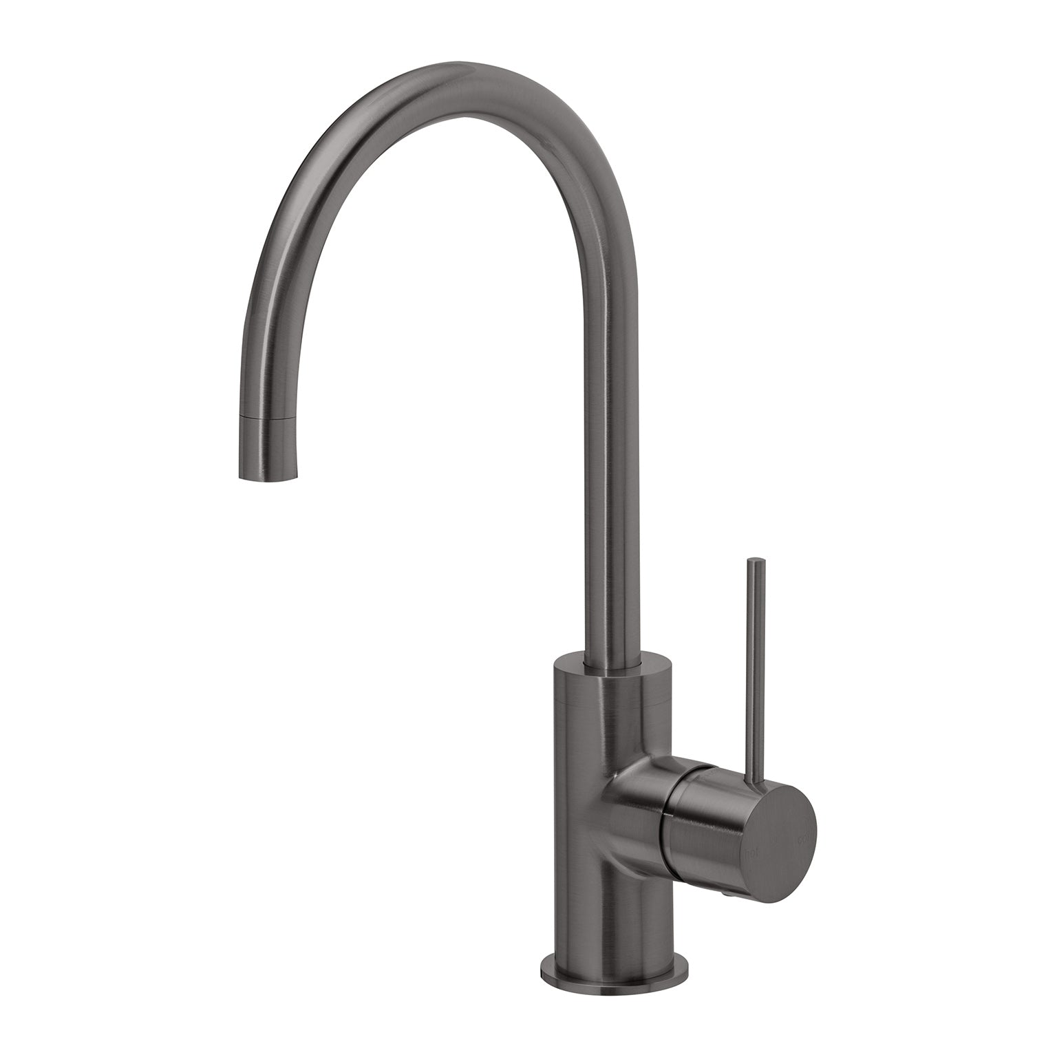 Phoenix Vivid Slimline Sink Mixer 160mm Gooseneck, Brushed Carbon