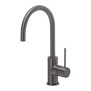 Phoenix Vivid Slimline Sink Mixer 160mm Gooseneck, Brushed Carbon