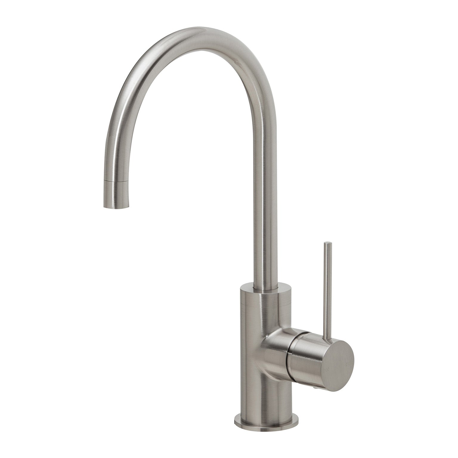 Phoenix Vivid Slimline Sink Mixer 160mm Gooseneck, Brushed Nickel