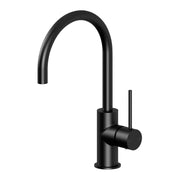 Phoenix Vivid Slimline Sink Mixer 160mm Gooseneck, Matte Black