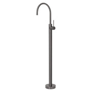 Phoenix Vivid Slimline Floor Mounted Bath Mixer, Brushed Carbon