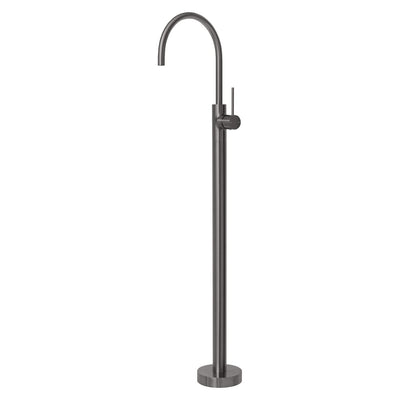 Phoenix Vivid Slimline Floor Mounted Bath Mixer, Brushed Carbon