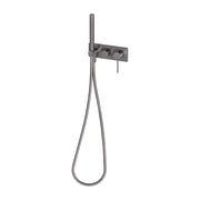 Phoenix Vivid Slimline Wall Shower System, Brushed Carbon
