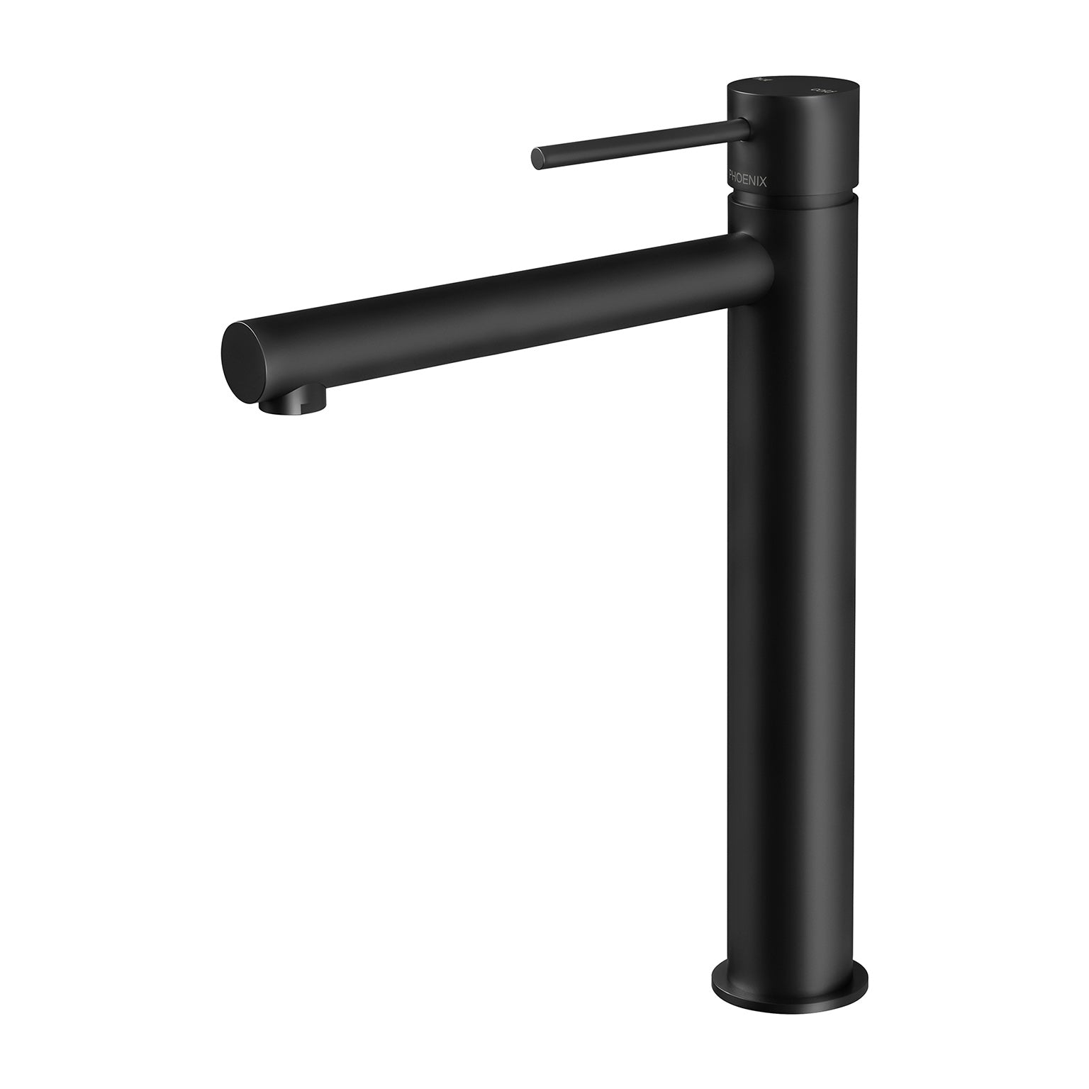 Phoenix Vivid Slimline Vessel Mixer, Matte Black