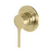 Phoenix Vivid Slimline Oval SwitchMix Shower / Wall Mixer, Brushed Gold