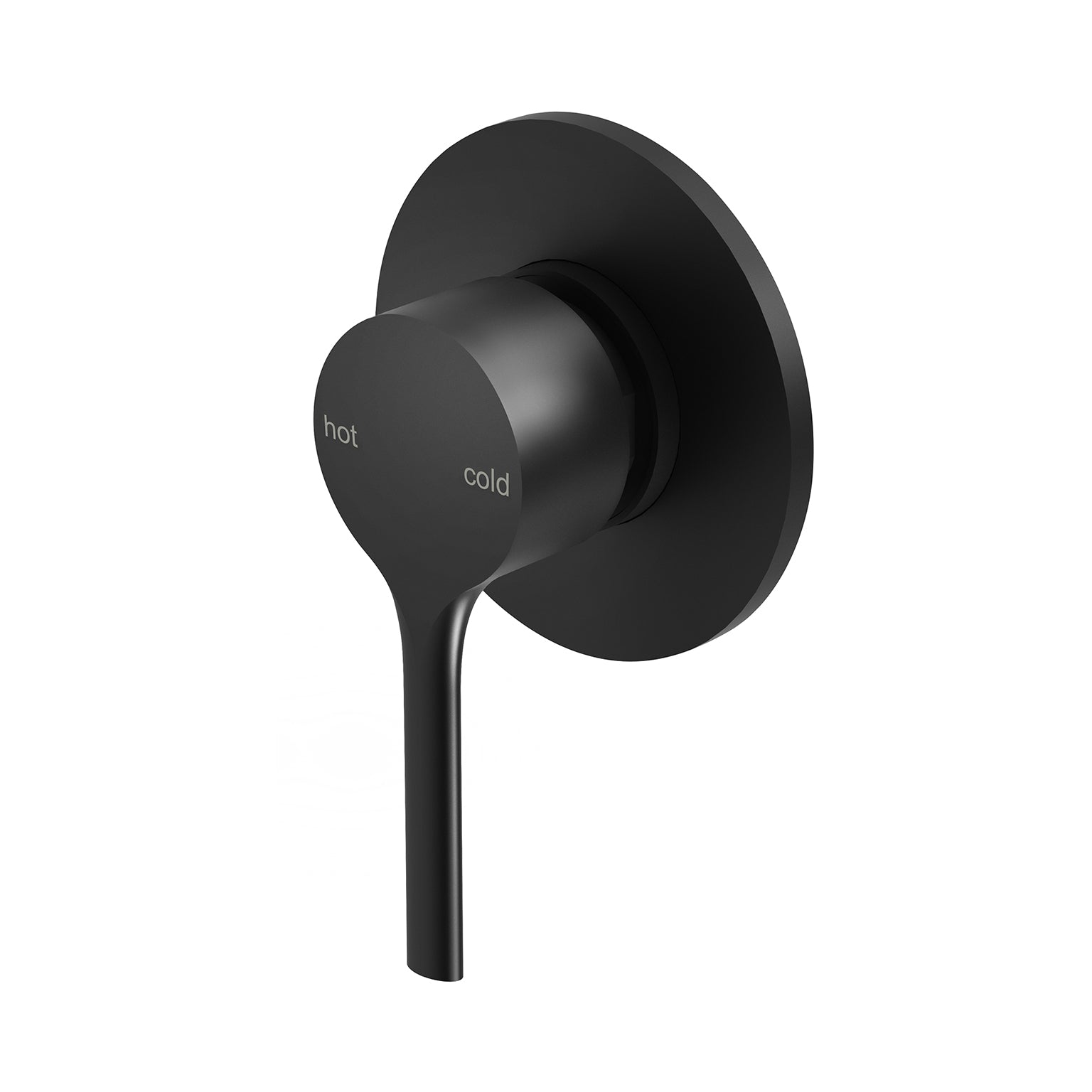 Phoenix Vivid Slimline Oval SwitchMix Shower / Wall Mixer Fit-Off Kit, Matte Black