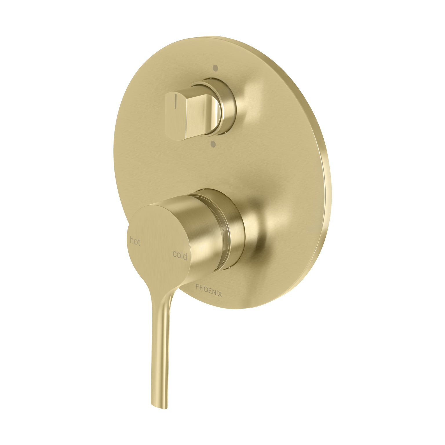 Phoenix Vivid Slimline SwitchMix Shower / Bath Diverter Mixer, Brushed Gold