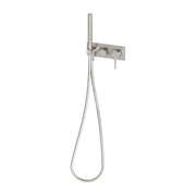 Phoenix Vivid Slimline Oval Wall Shower System, Brushed Nickel