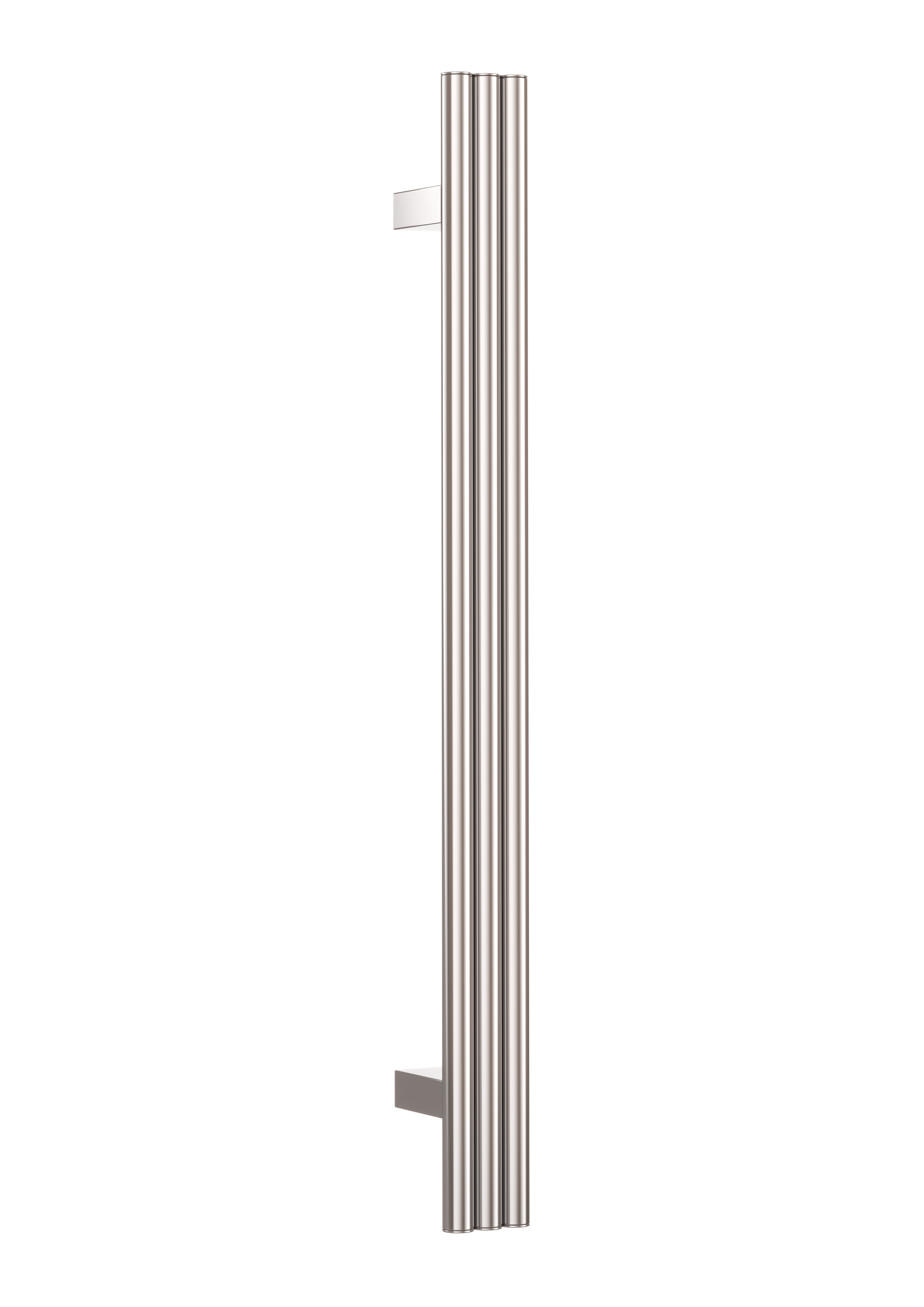 Thermogroup Thermorail Round/Triple Tube 12Volt Vertical Bar 900x75x100mm 27Watts, Polished Stainless Steel
