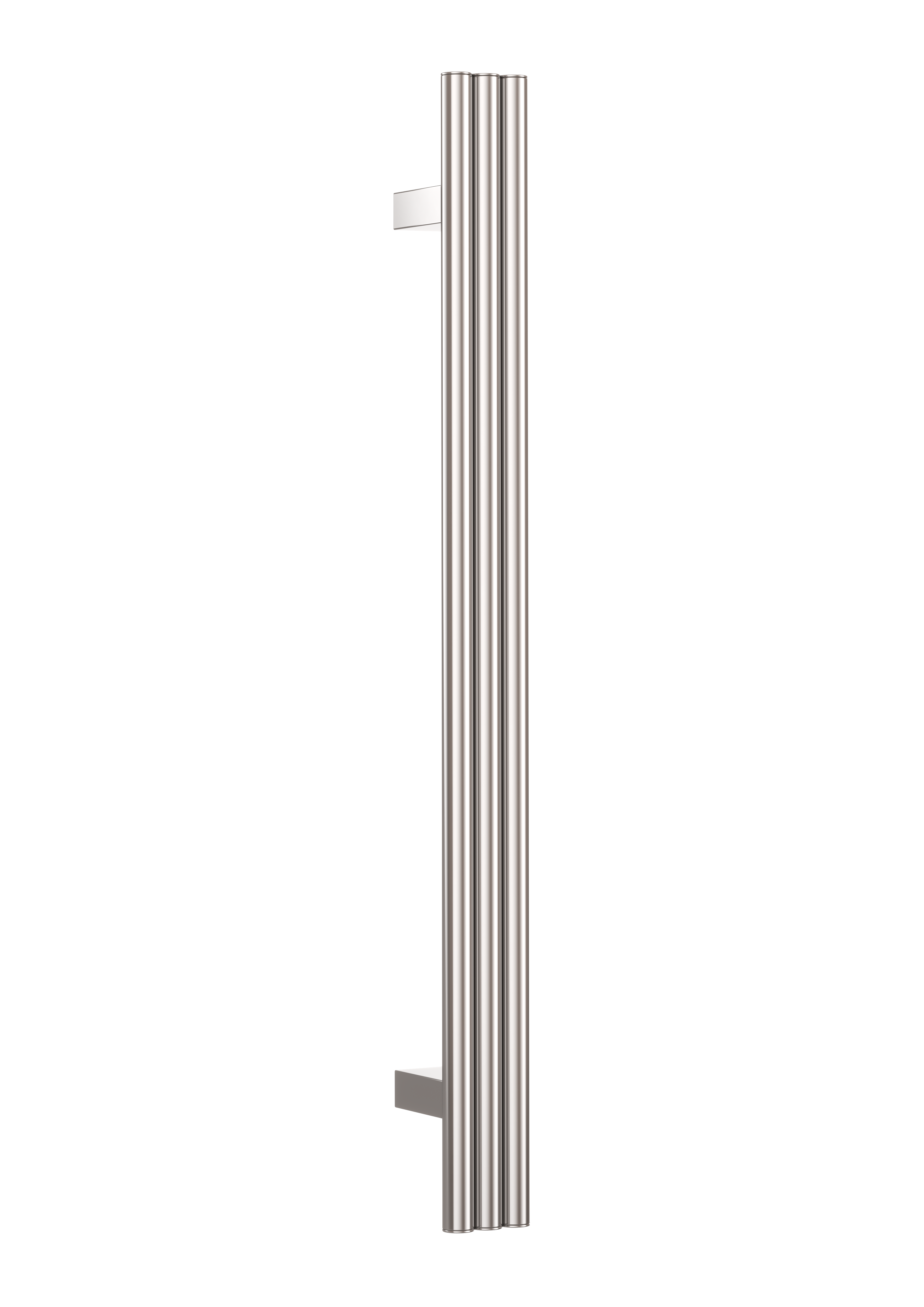 Thermogroup Thermorail Round/Triple Tube 12Volt Vertical Bar 900x75x100mm 27Watts, Polished Stainless Steel
