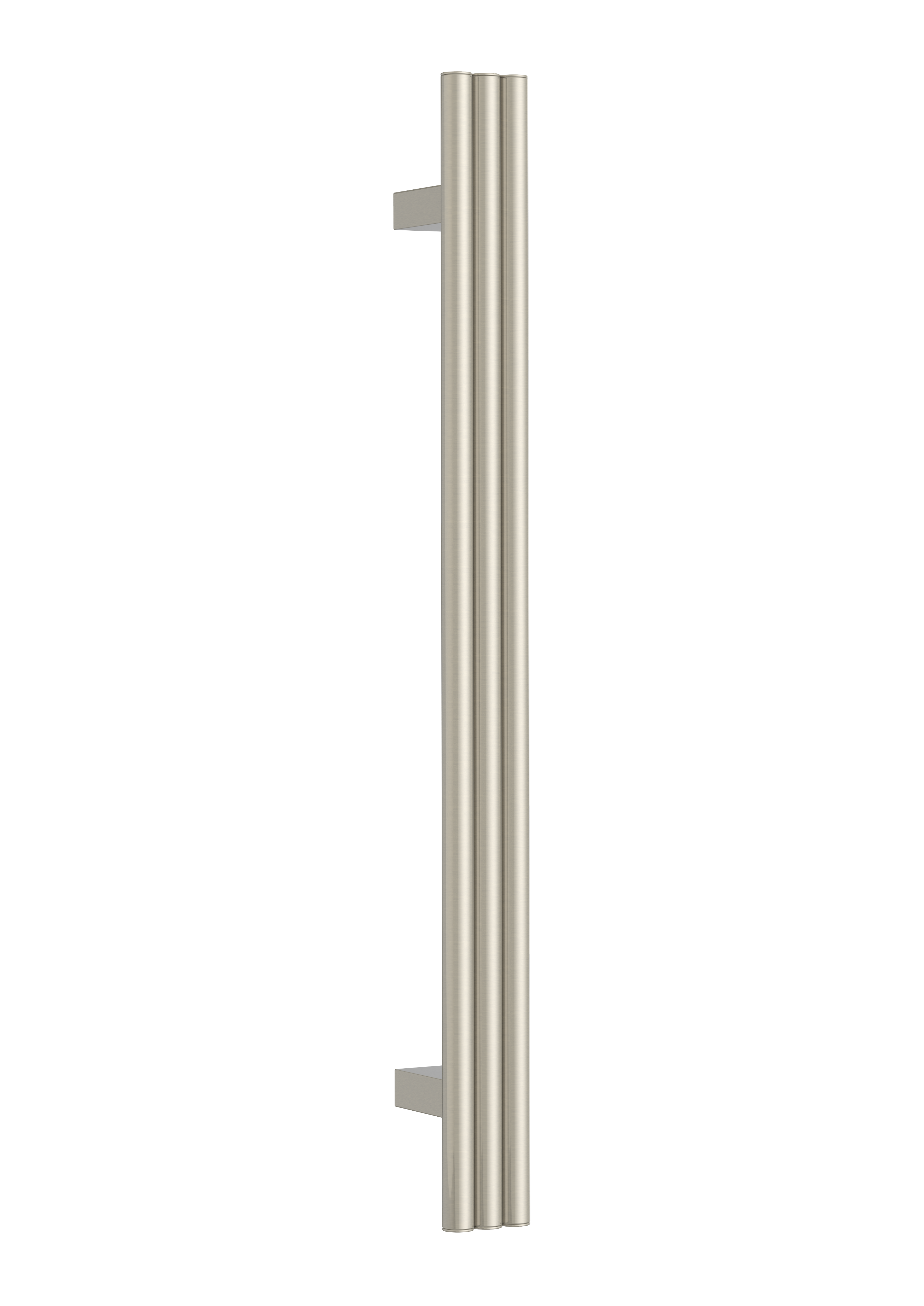 Thermogroup Thermorail Round/Triple Tube 12Volt Vertical Bar 900x75x100mm 27Watts, Brushed Nickel