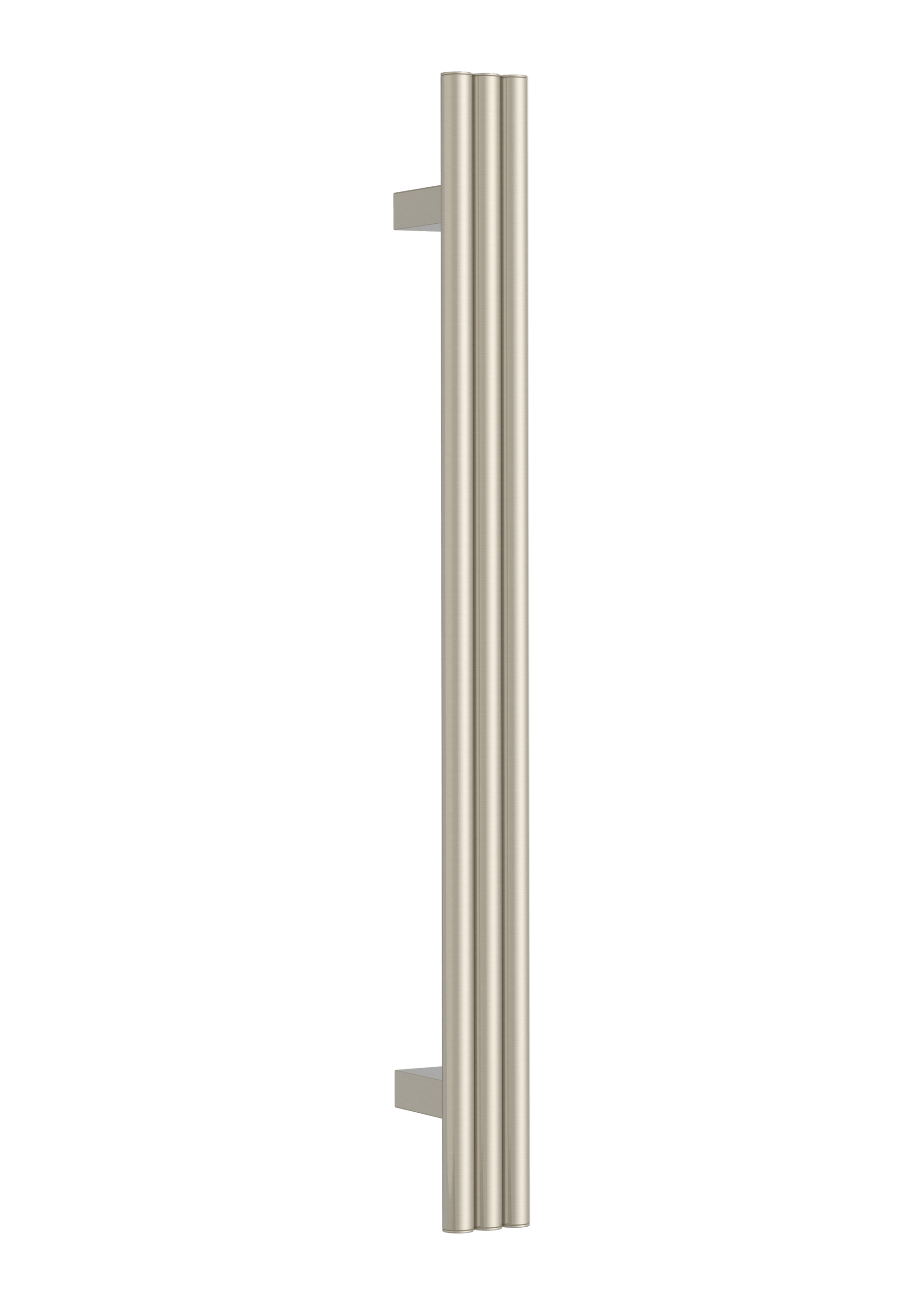 Thermogroup Thermorail Round/Triple Tube 12Volt Vertical Bar 900x75x100mm 27Watts, Brushed Nickel