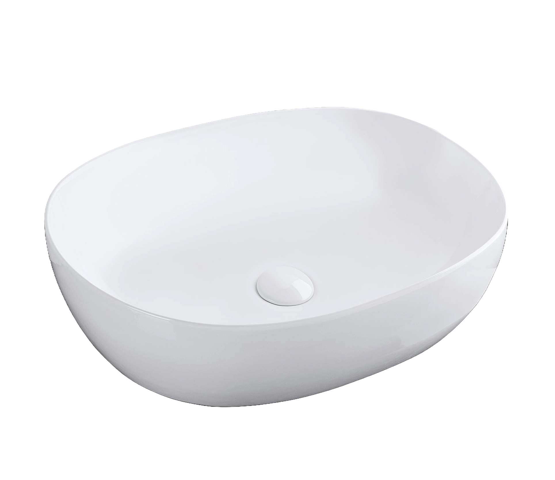 Studio Bagno Vita 60 bench basin - Matte White, Gloss White