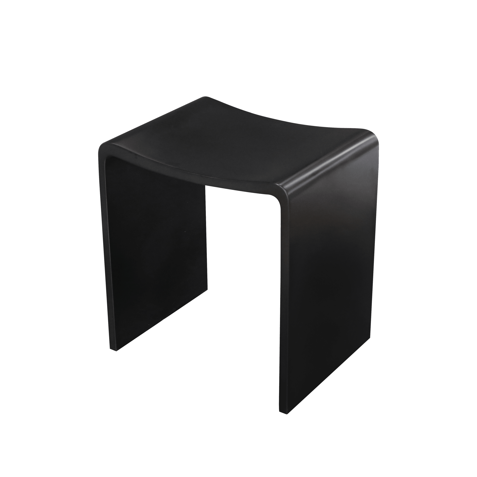 Thermogroup Willow Shower Stool 400x300mm, Black