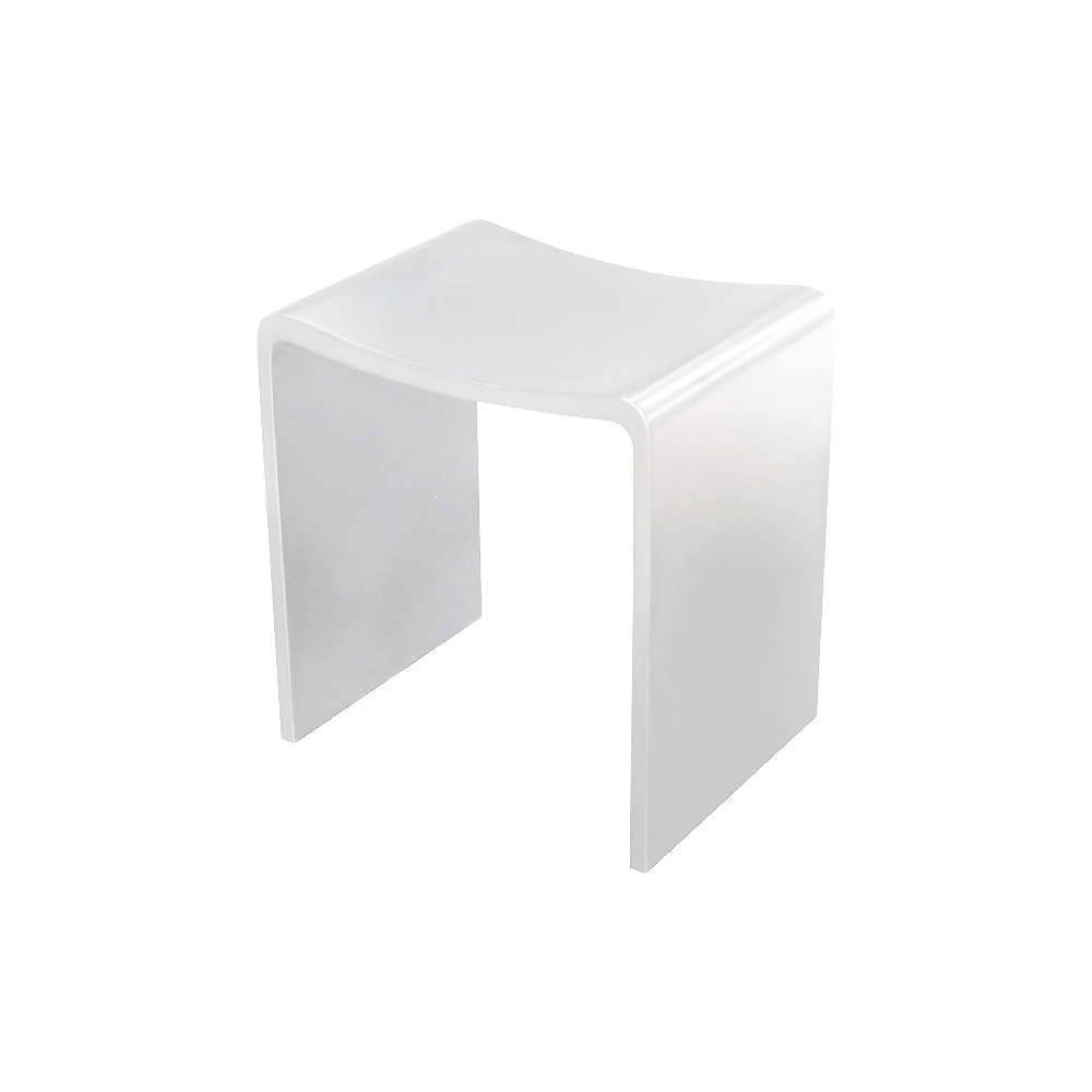 Thermogroup Willow Shower Stool 400x300mm, White