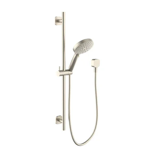 Millennium Finesa SQ Rail Shower, Brushed Nickel