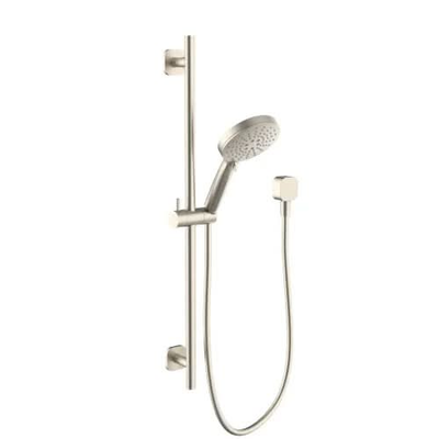 Millennium Finesa SQ Rail Shower, Brushed Nickel