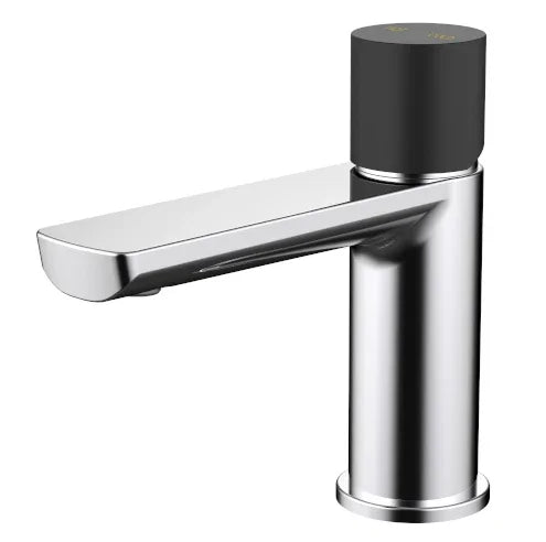 Millennium Finesa Basin Mixer, Chrome & Matte Black
