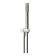 Meir Round Hand Shower on Swivel Bracket, Brushed Nickel