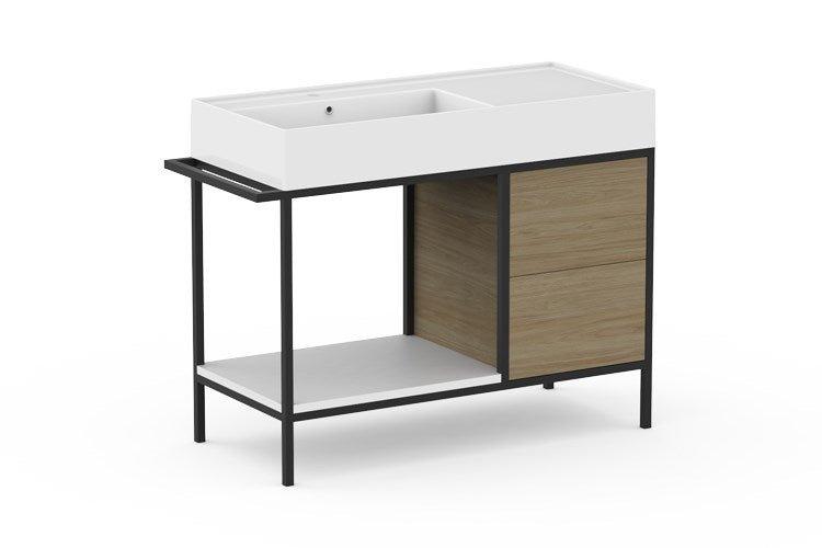 ADP Antonio Freesatnding Vanity - Ideal Bathroom CentreANTFC1000FML1000mmLeft Hand Basin