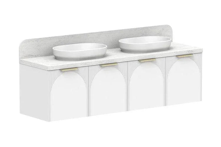 ADP Archie Wall Hung Vanity - Ideal Bathroom CentreARCFDW1800WHFCP1800mm All DoorDouble Bowl Basins