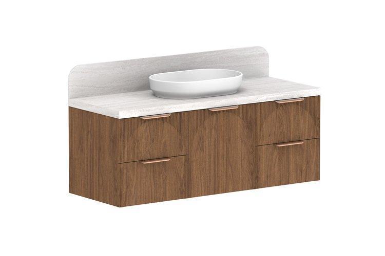 ADP Archie Wall Hung Vanity - Ideal Bathroom CentreARCFCW1800WHCCP1350mm Drawer & DoorDouble Bowl Basins