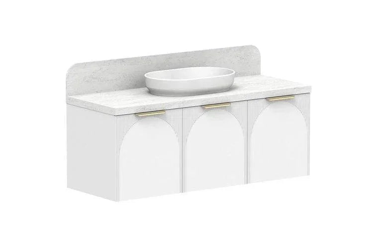 ADP Archie Wall Hung Vanity - Ideal Bathroom CentreARCFDW1350WHDCP1350mm All DoorDouble Bowl Basins