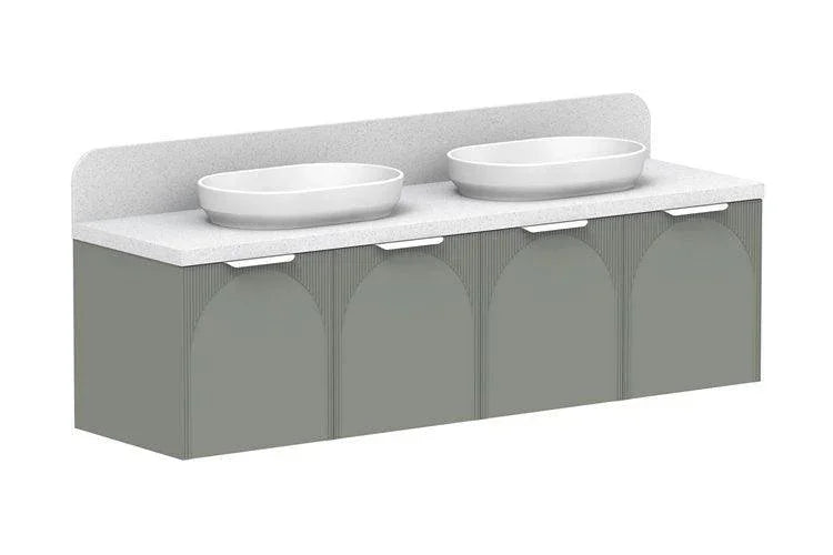 ADP Archie Wall Hung Vanity - Ideal Bathroom CentreARCFDW1800WHFCP1800mm All DoorDouble Bowl Basins
