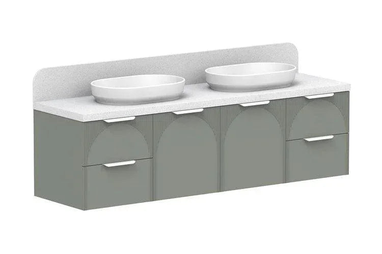 ADP Archie Wall Hung Vanity - Ideal Bathroom CentreARCFCW1800WHDCP1800mm Drawer & DoorDouble Bowl Basins
