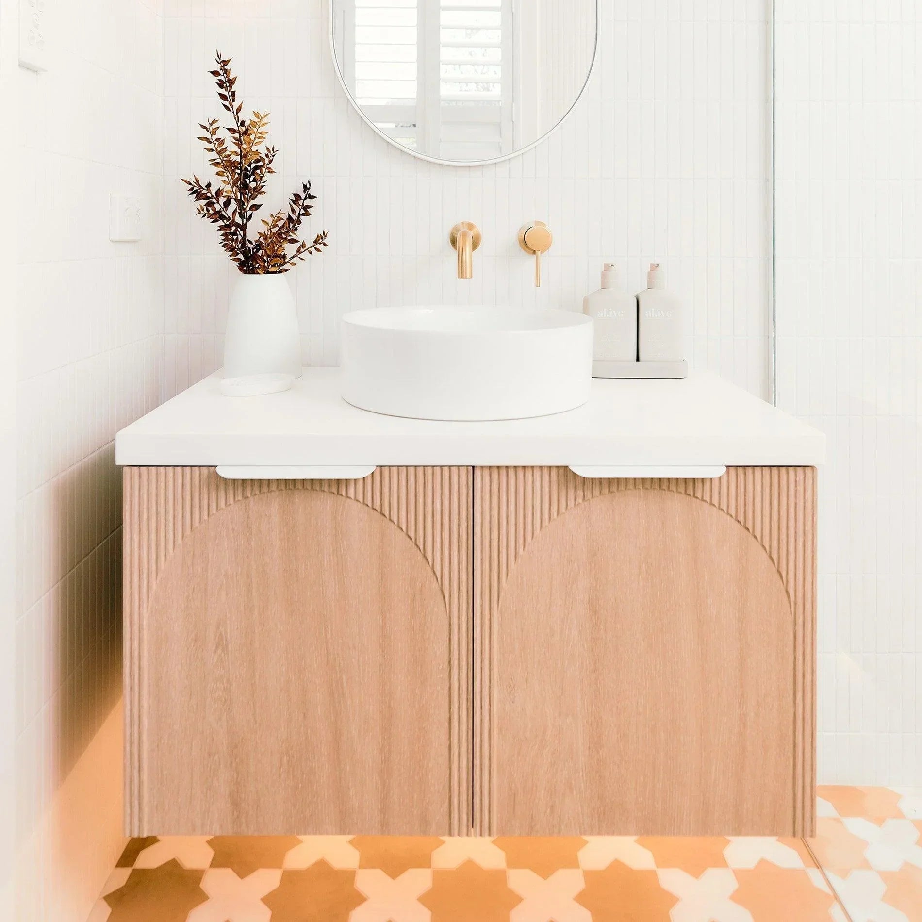 ADP Archie Wall Hung Vanity - Ideal Bathroom CentreARCFDW0900WHCCP900mm All DoorCentre Basin