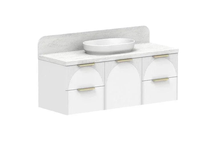 ADP Archie Wall Hung Vanity - Ideal Bathroom CentreARCFCW1800WHCCP1350mm Drawer & DoorDouble Bowl Basins