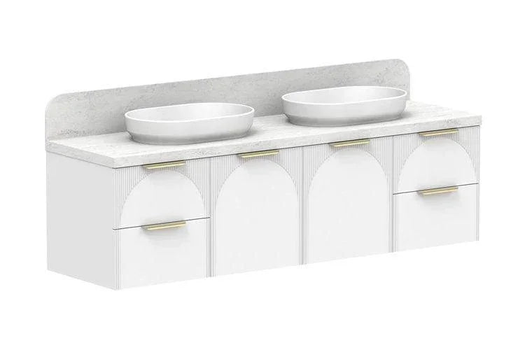 ADP Archie Wall Hung Vanity - Ideal Bathroom CentreARCFCW1800WHDCP1800mm Drawer & DoorDouble Bowl Basins