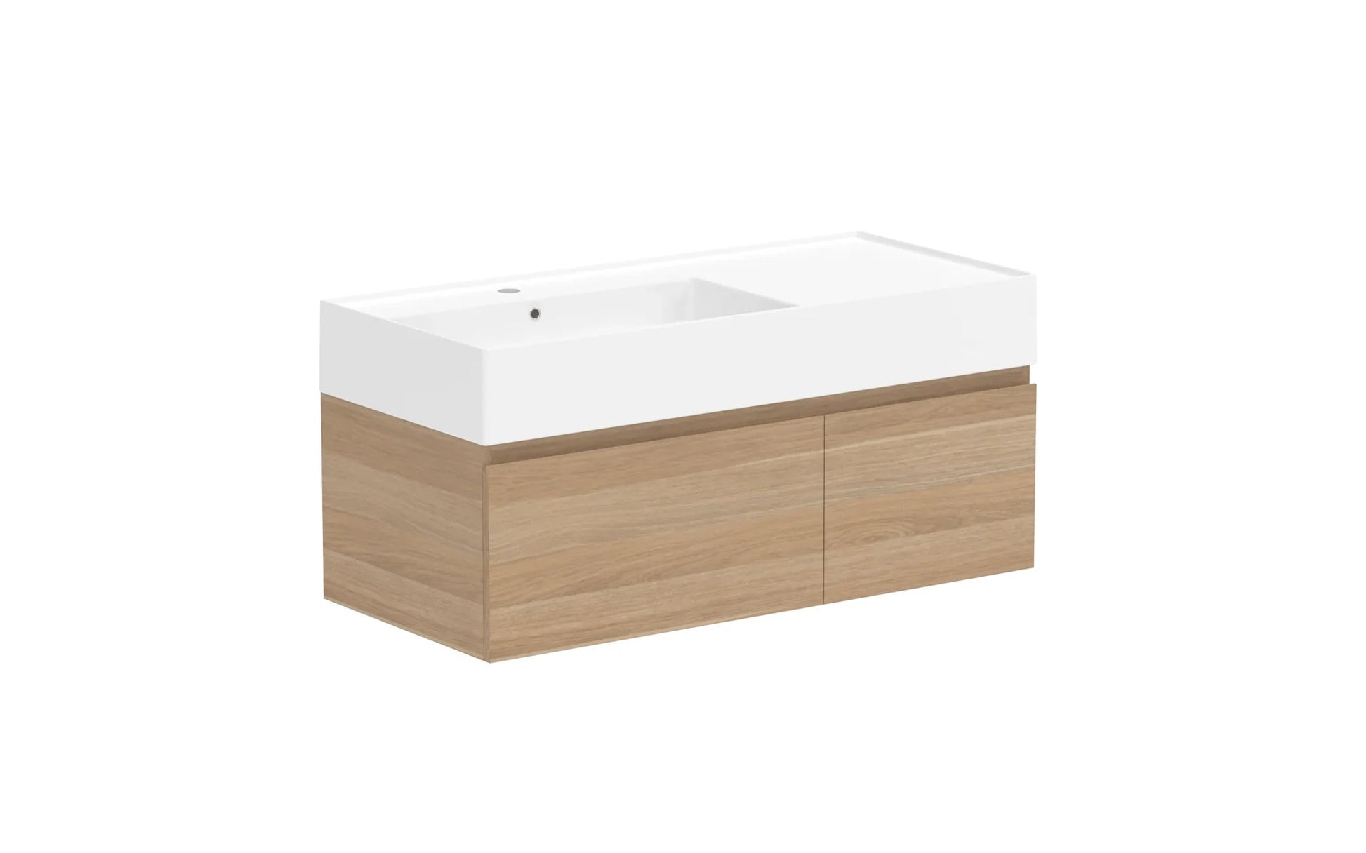 ADP Capri Wall Hung Vanity - Ideal Bathroom CentreCAPFA1000WHL1000mmLeft Hand Basin