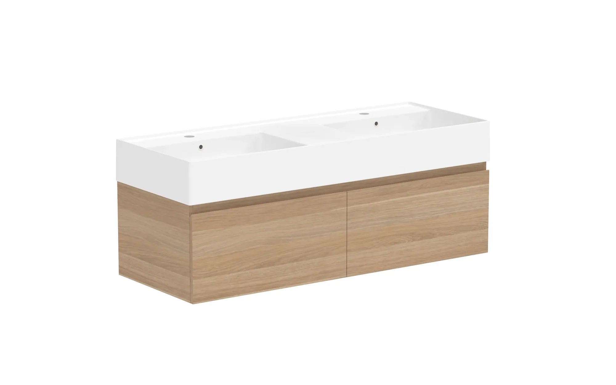 ADP Capri Wall Hung Vanity - Ideal Bathroom CentreCAPFA1200WHD1200mmDouble Bowl Basin