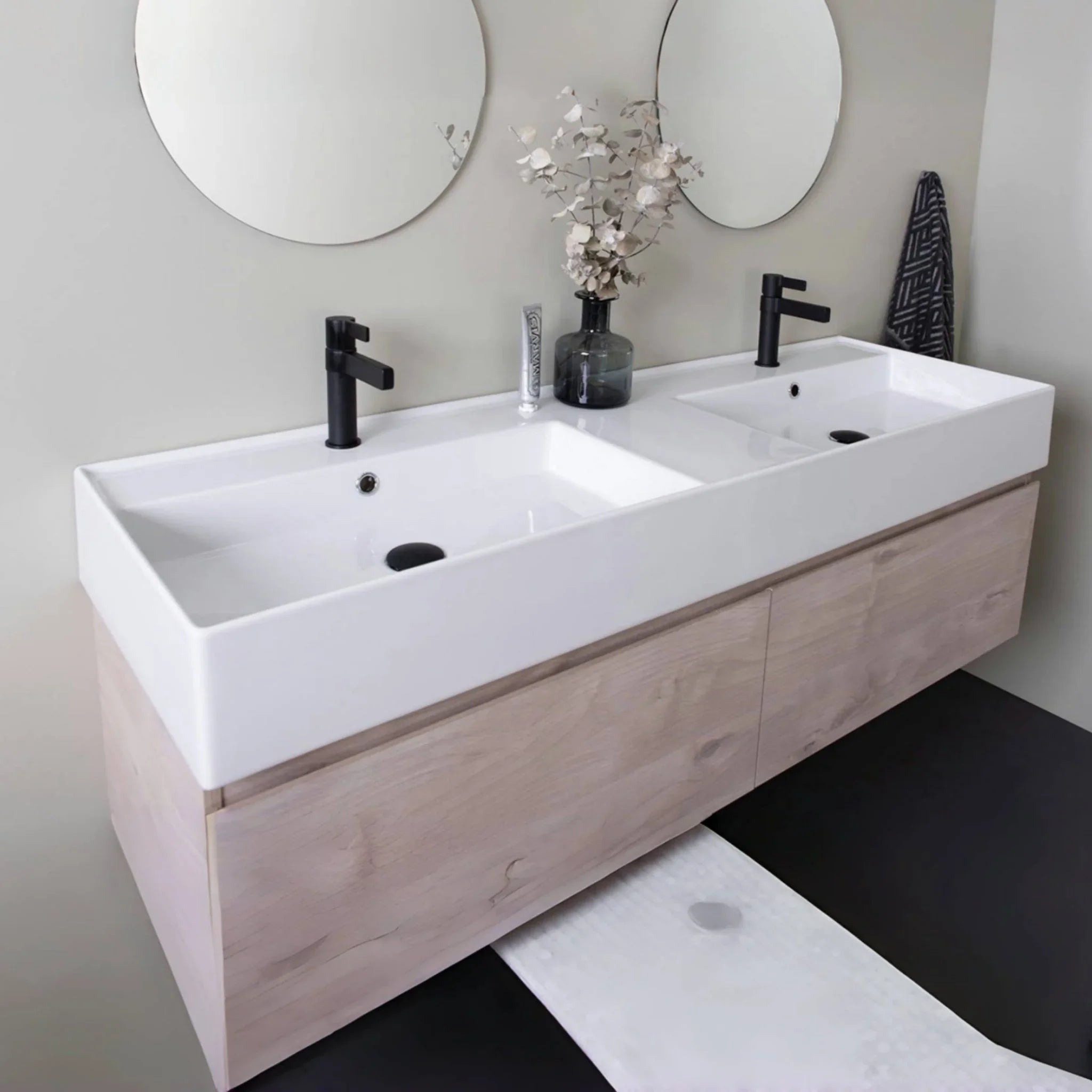 ADP Capri Wall Hung Vanity - Ideal Bathroom CentreCAPFA0600WHL600mmLeft Hand Basin