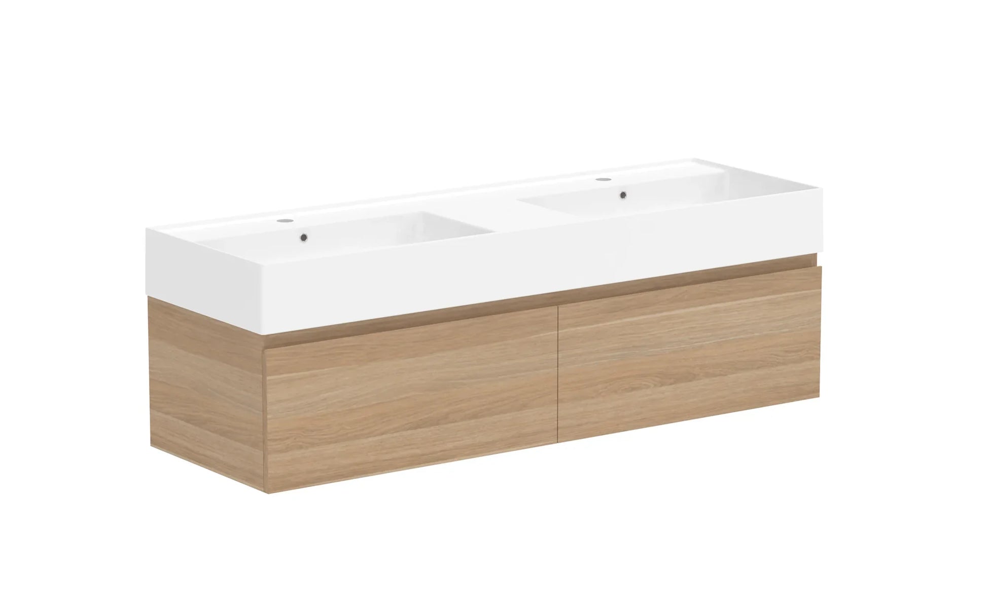 ADP Capri Wall Hung Vanity - Ideal Bathroom CentreCAPFA1400WHD1400mmDouble Bowl Basin