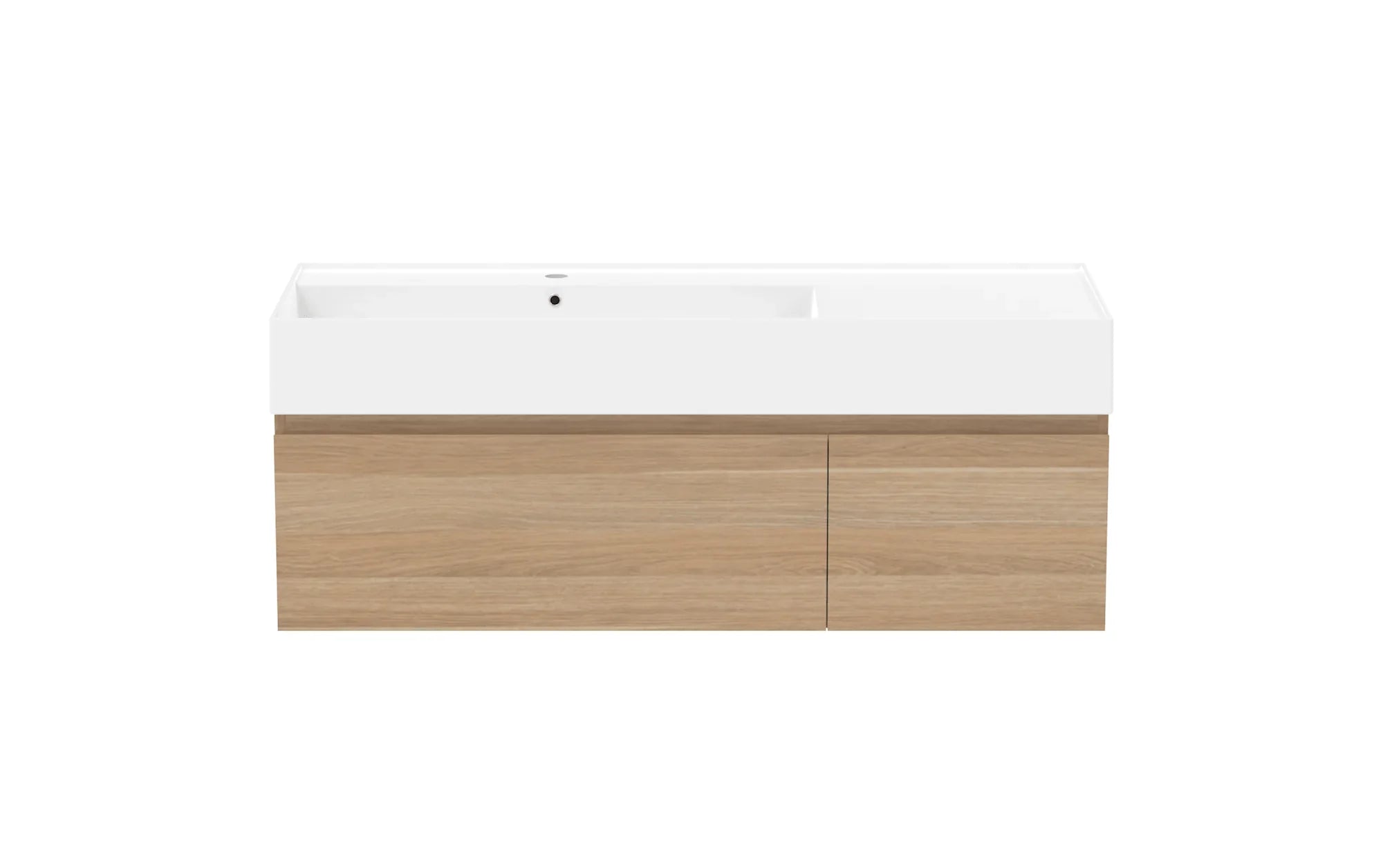 ADP Capri Wall Hung Vanity - Ideal Bathroom CentreCAPFA1200WHD1200mmDouble Bowl Basin