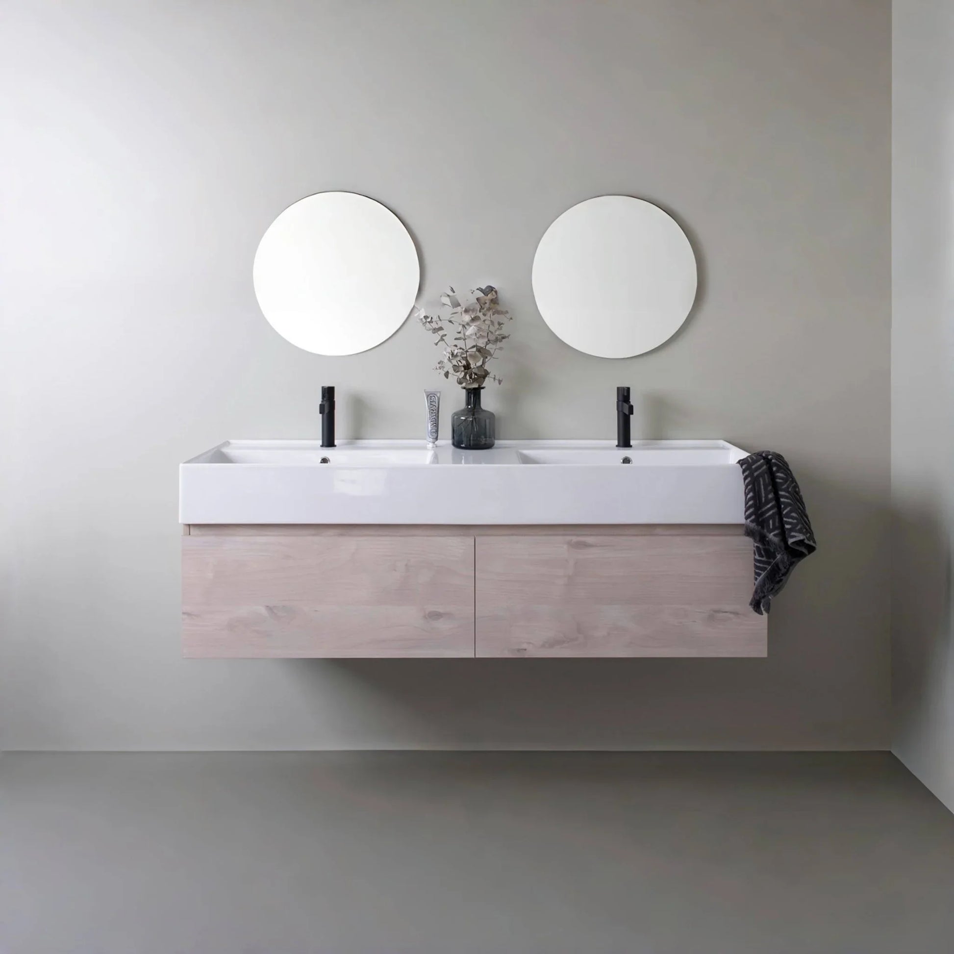 ADP Capri Wall Hung Vanity - Ideal Bathroom CentreCAPFA0600WHL600mmLeft Hand Basin