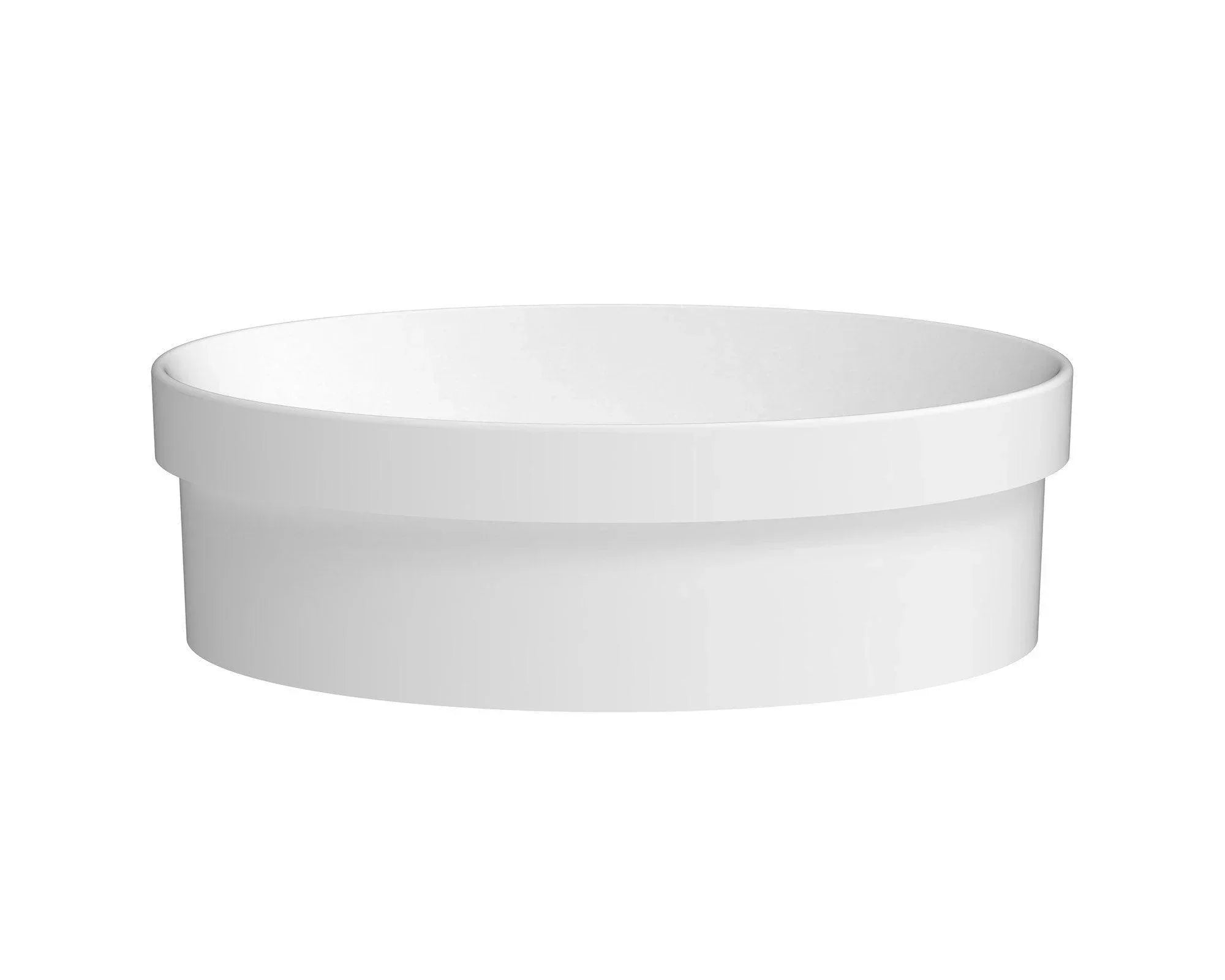 ADP Chandler Semi Inset Basin - Gloss White - Ideal Bathroom CentreTOPCCHA400GW