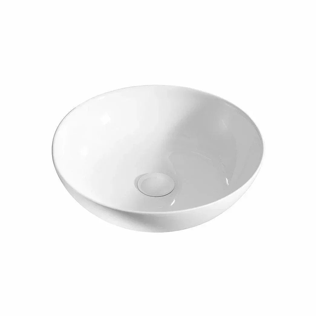 ADP Circuit Ceramic Above Counter Basin - Matte White - Ideal Bathroom CentreTOPCCIR400MW