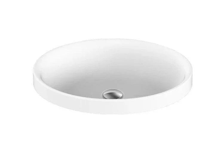 ADP Dignity Solid Surface Semi Inset Basin - Matte White - Ideal Bathroom CentreTOPTDIG5037 - TS