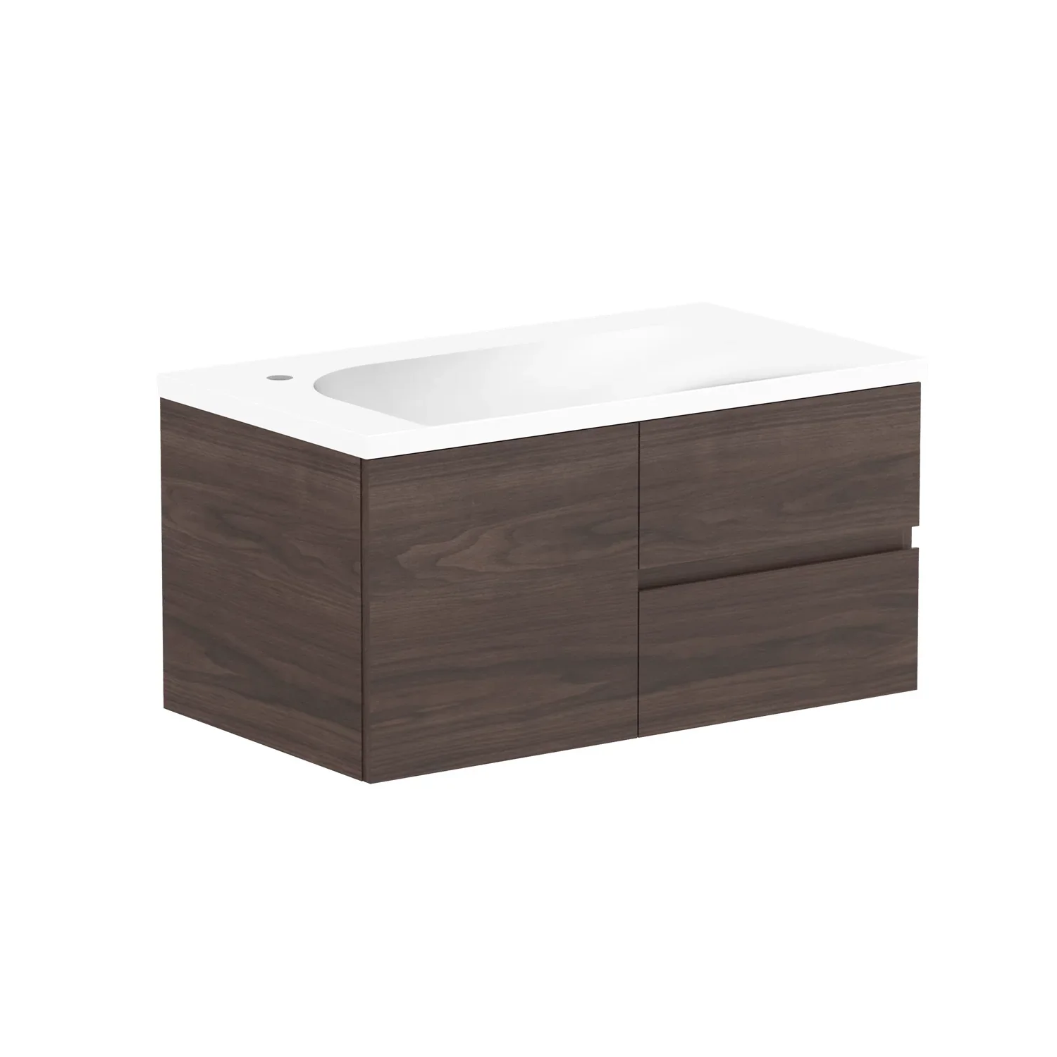 ADP Drift 900/1200mm Wall Hung Vanity - Ideal Bathroom CentreDRIFC0900WHL900mmLeft Hand Basin