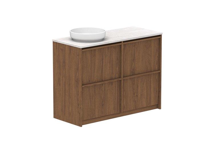 ADP Eli Freestanding Vanity - Ideal Bathroom CentreELIFAW1200WKLCP1200mmLeft Hand Basin