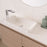 ADP Faith Solid Surface Semi Inset Basin - Matte White - Ideal Bathroom CentreTOPTFAI5026 - TS