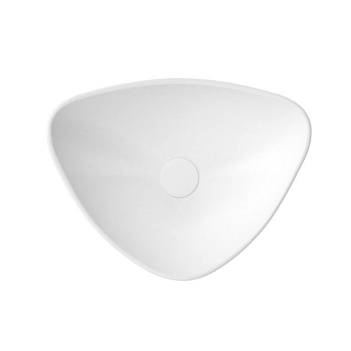 ADP Fiore Ceramic Above Counter Basin - Matte White - Ideal Bathroom CentreTOPCFIR5342MW